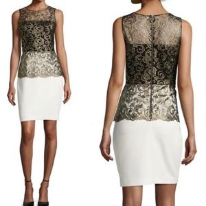 Sachin and Babi gold embroidered dress